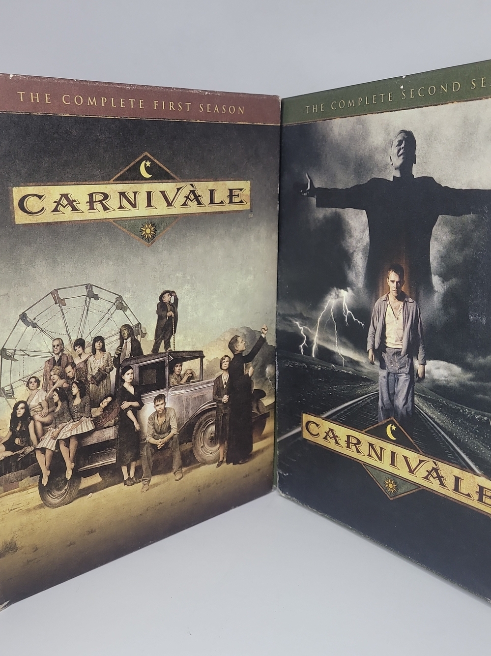 CARNIVALE Complete First & Second Season DVD Box Set - Brown/Black